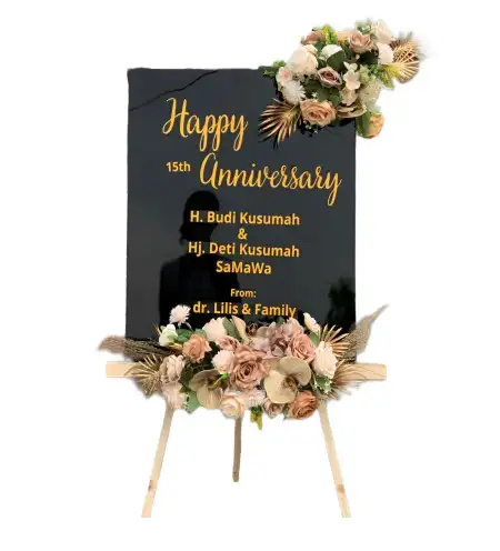 Papan Bunga Akrilik salopa